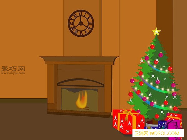 给自己的房子做圣诞装饰步骤怎样给自_圣诞-圣诞节-树上-耶稣-