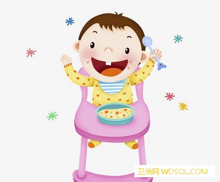 想让宝宝2岁前吃好饭需要注意什么_拿着-狼藉-勺子-食物-