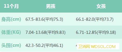 2020年十一个月宝宝发育指标_生长发育-颗粒状-会用-成人-