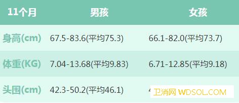 2020年十一个月宝宝发育指标_生长发育-颗粒状-会用-成人-